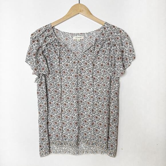 MAX STUDIO Floral Top - Picture 1 of 4